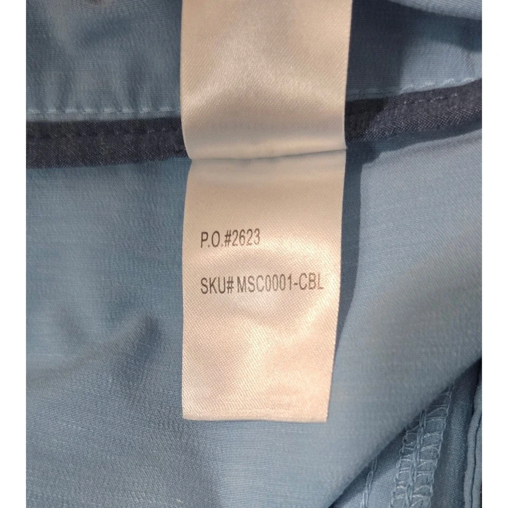 Faherty All Day Shorts Mens 28 Blue Heathered 